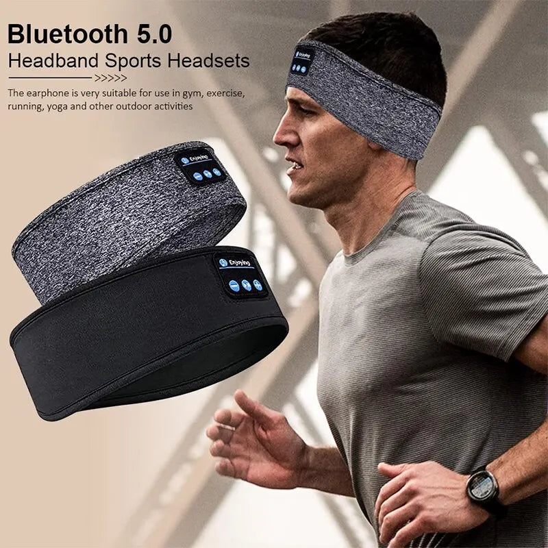 Bandeau Bluetooth Sans Fil avec Réduction de Bruit – Casque Confort Sport & Sommeil