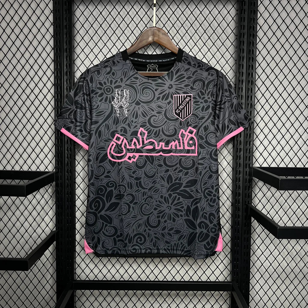 Maillot Édition Spéciale Palestine – Noir & Rose